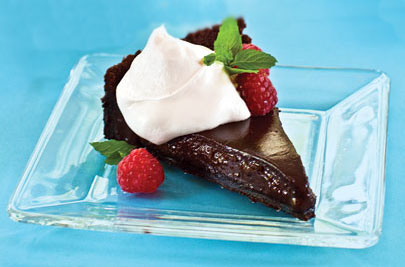 Vegan Dark Chocolate Truffle Tart Vegan Dark Chocolate Truffle Tart